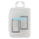 ByAnnie 1 Inch Flat Rectangle Rings Nickel