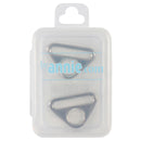 ByAnnie 1 Inch Flat Triangle Rings Nickel