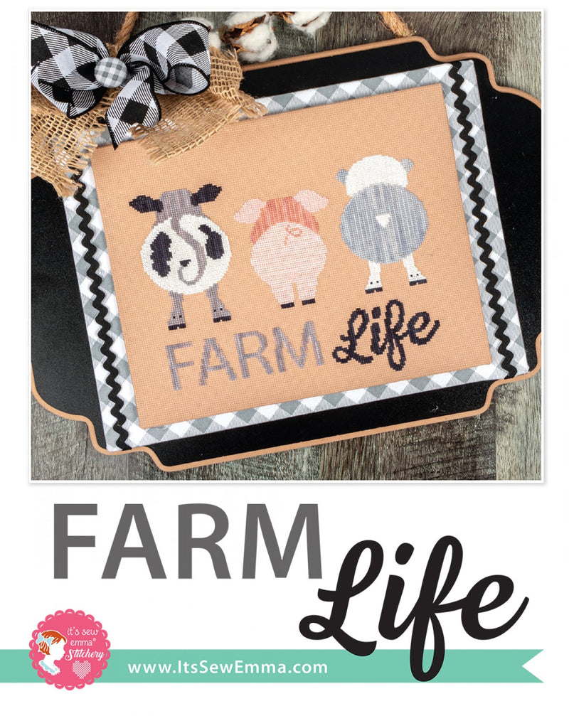 Its Sew Emma Farm Life Cross Stitch Pattern