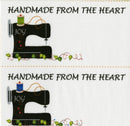 Handmade From The Heart Quilt Labels 3x6