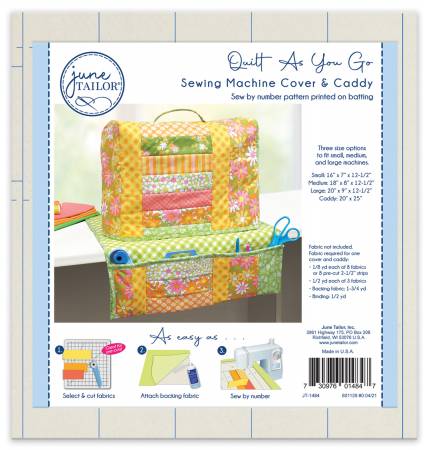 Quilt As You Go Sewing Machine Cover & Caddy Kit