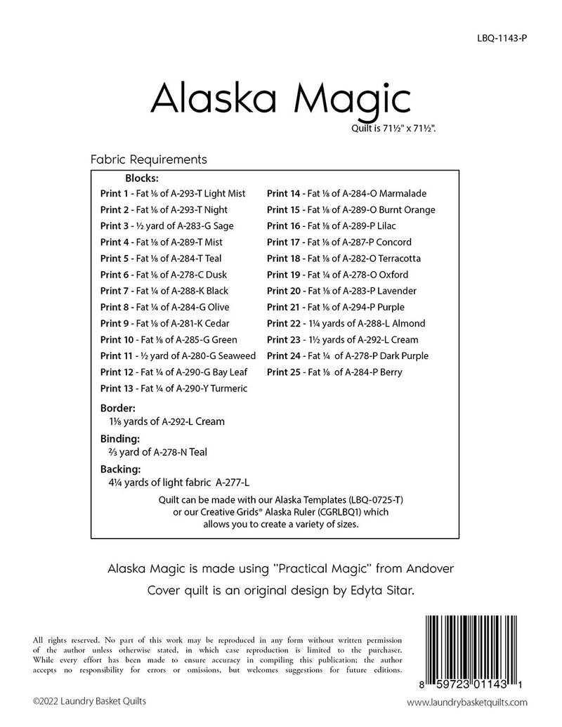 Alaska Magic Quilt Pattern