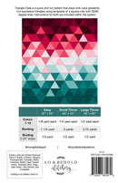 Lo And Behold Stitchery Triangle Fade Quilt Pattern