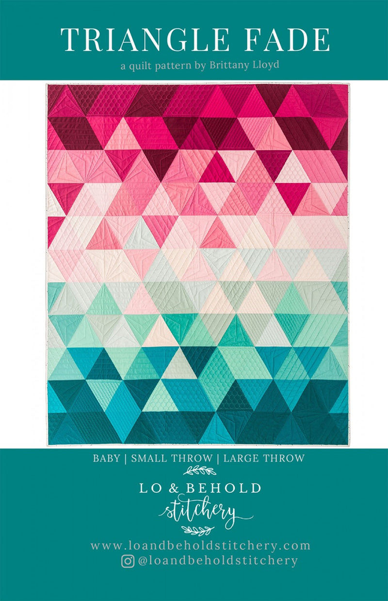 Triangle Fade Quilt Pattern