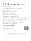 Fiberworks Cora...Common Owl Collage Pattern