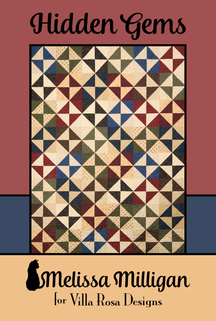 Villa Rosa Hidden Gems Quilt Pattern