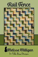 Villa Rosa Rail Fence Quilt Pattern
