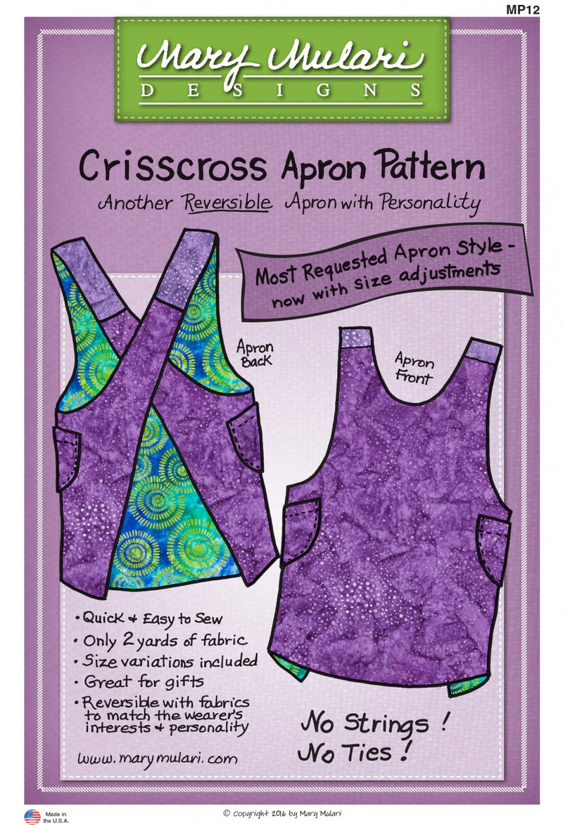 Mary Mulari Crisscross Apron Pattern