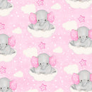 A.E. Nathan Co. Comfy Flannel What A Star Pink Fabric