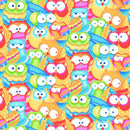 A.E. Nathan Co. Comfy Flannel Owls Mult FabricA.E. Nathan Co. Comfy Flannel Owls Mult Fabric