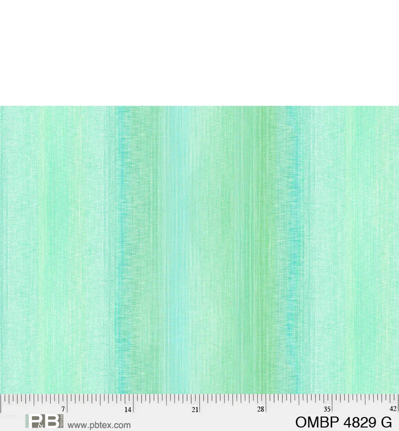 P & B Textiles Ombre Pastel Green Wide Back Fabric