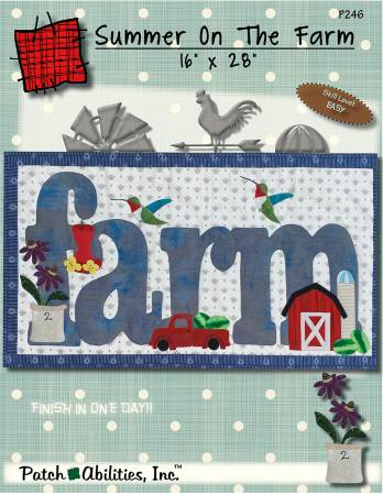 Patch Abilities Summer On The Farm Machine Applique Pattern