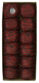 Valdani Pearl Cotton Size 12 Variegated Cherry Basket