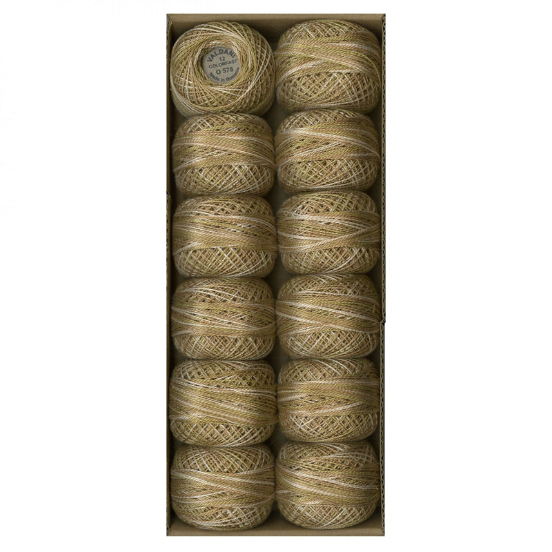 Valdani Pearl Cotton Size 12 Weathered Hay