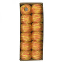 Valdani Pearl Cotton Size 12 Variegated Orange Blossom