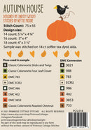 Primrose Cottage Stitches Autumn House Cross Stitch Pattern