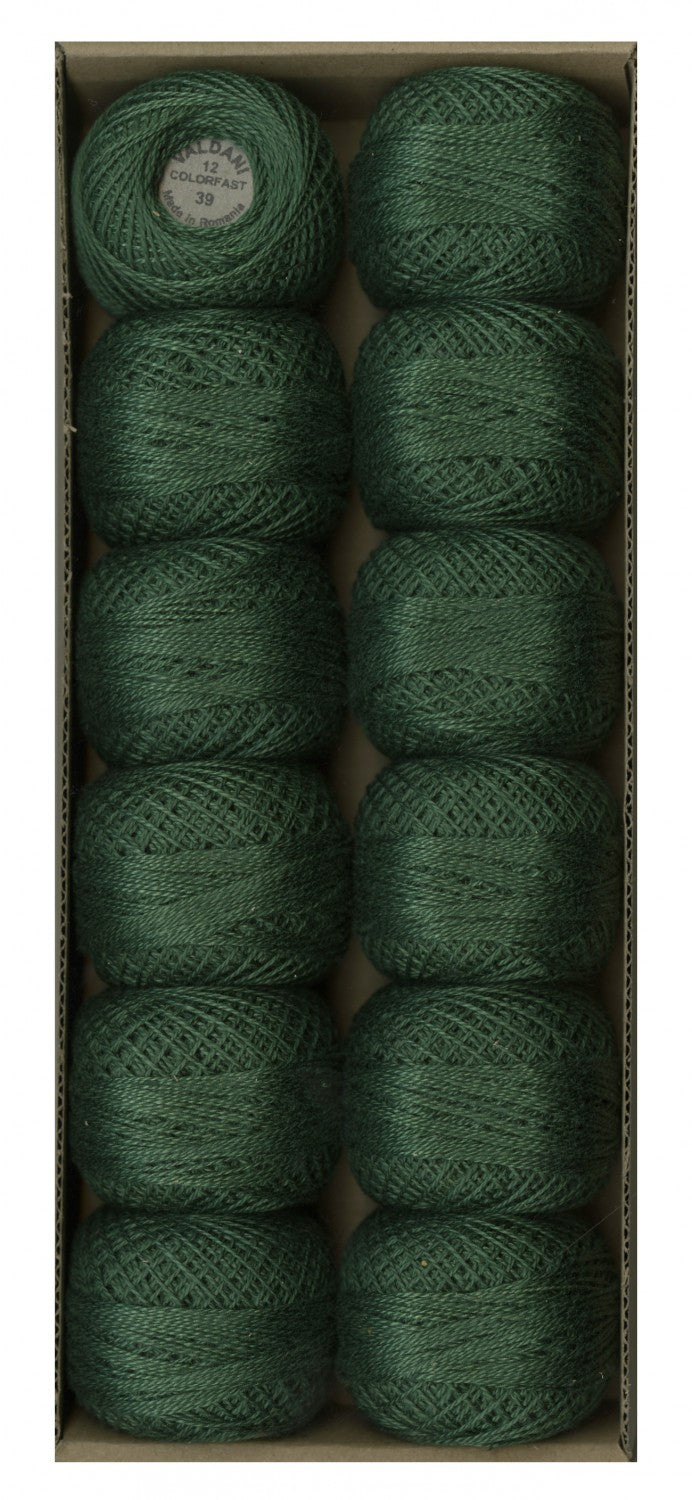 Valdani Pearl Cotton Size 12 Forest Green