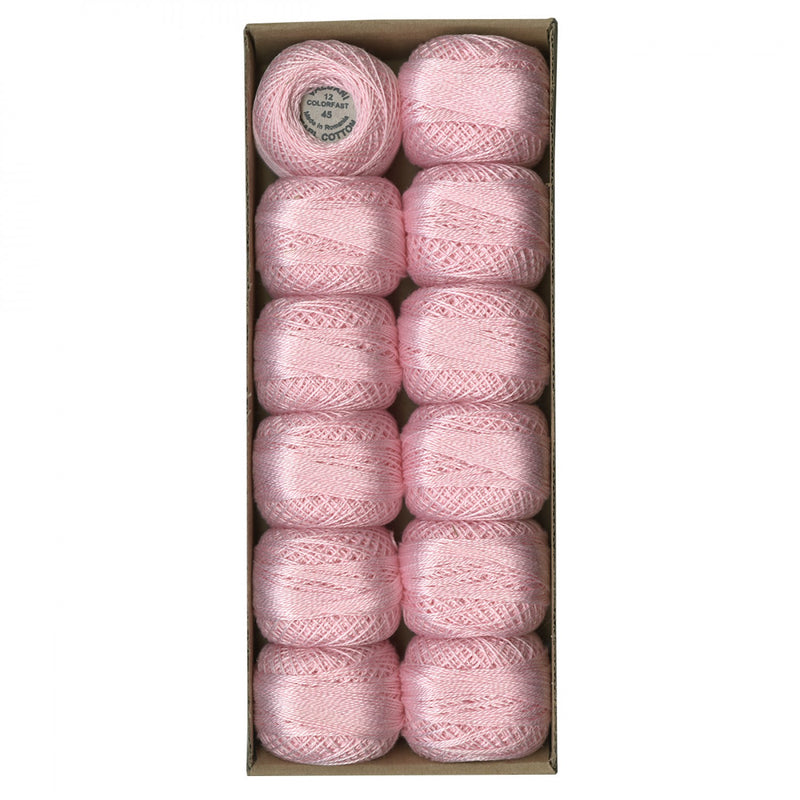 Valdani Pearl Cotton Size 12 Baby Light Pink
