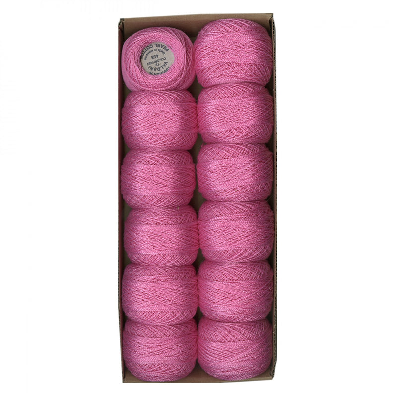 Valdani Pearl Cotton Size 12 Pink Peony