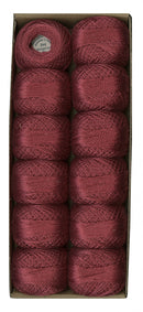 Valdani Pearl Cotton Size 12 Old Rose Medium