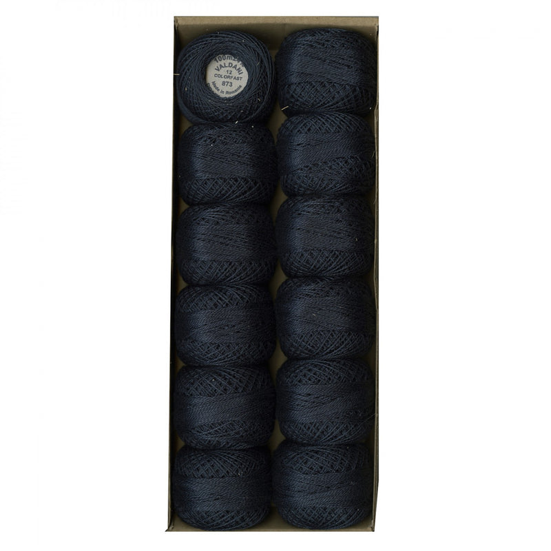 Valdani Pearl Cotton Size 12 Dusty Dark Blue