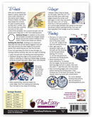 Plum Easy Patterns Rounded Folded Star Hot Pad Pattern