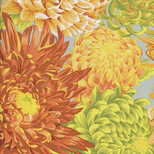 Kaffe Fassett Japanese Chrysanthemum Yellow Fabric