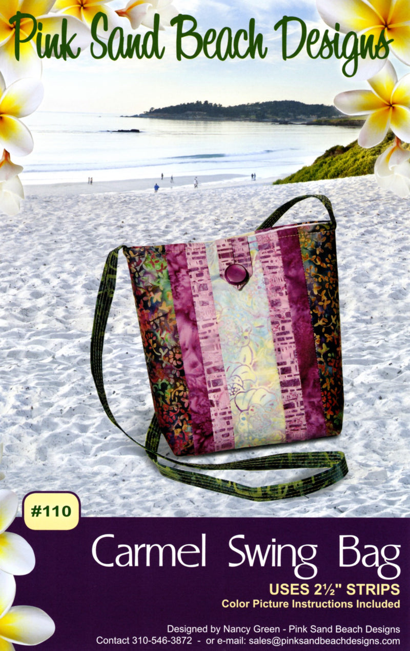 Pink Sand Beach Design Carmel Swing Bag Pattern  PSB110