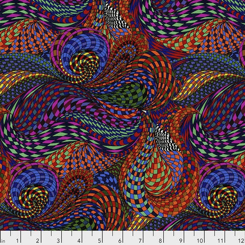 Freespirit Fabrics BioGeo Pattern Kaleido Color Multi PWAL006.MULTI