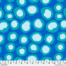 Kaffe Fassett Fish Lips Blue Fabric 