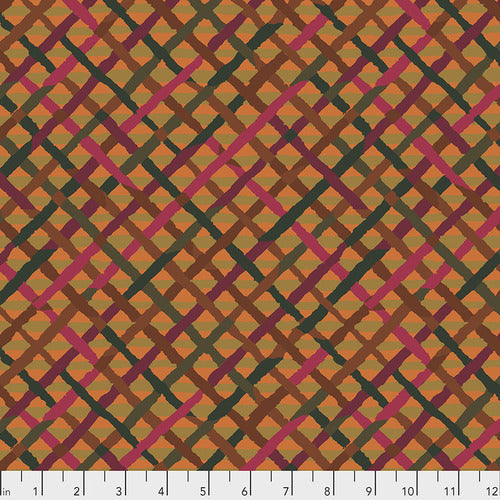 Mad Plaid Color Rust PWBM037.Rust  Brandon Mably For Kaffe Fassett Collective