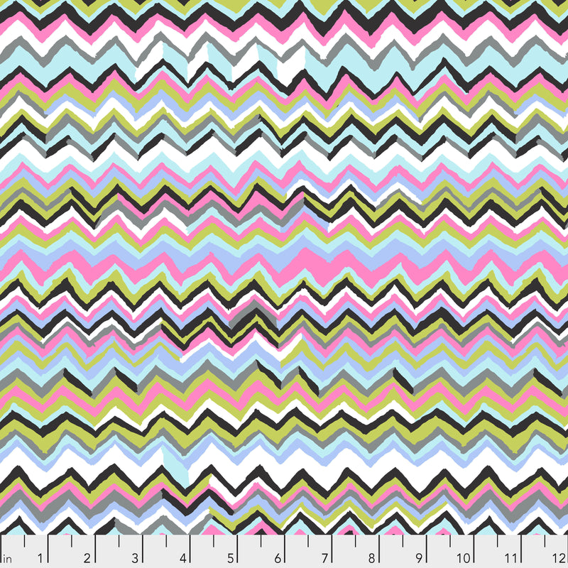 Zigzag Color Contrast PWBM043.Contr  Brandon Mably For Kaffe Fassett Collective 