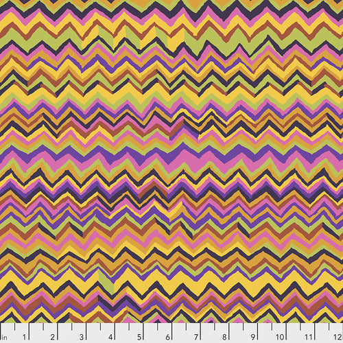 Kaffe Fassett Zig Zag Gold Fabric