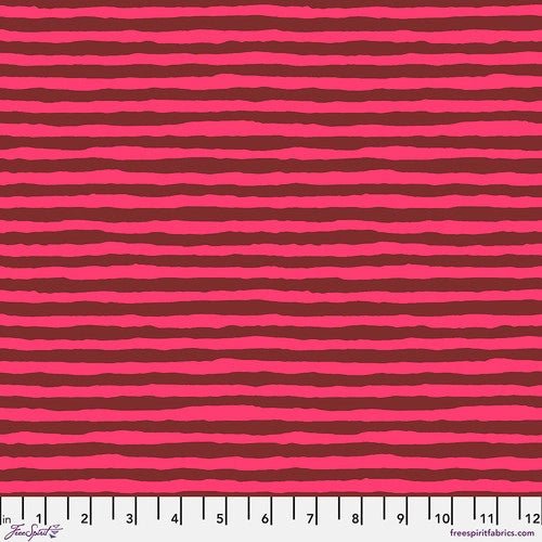 Kaffe Fassett Comb Stripe Pink Fabric