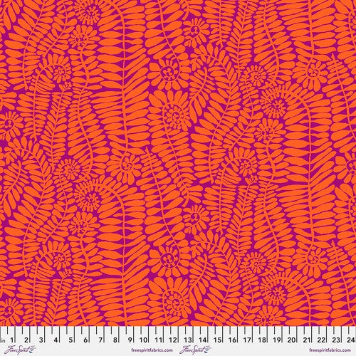 Kaffe Fassett Fronds Orange Fabric