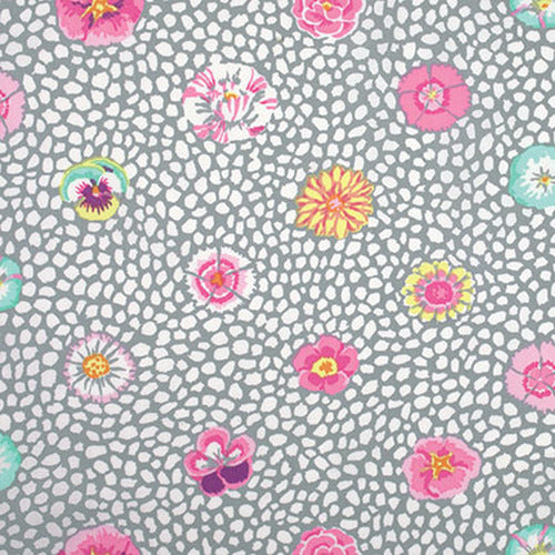 Kaffe Fassett Guinea Flower Grey Fabric