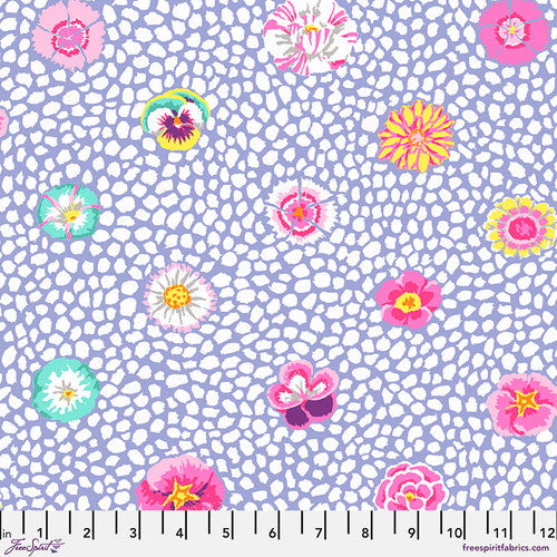 Kaffe Fassett Guinea Flower Lavender Fabric