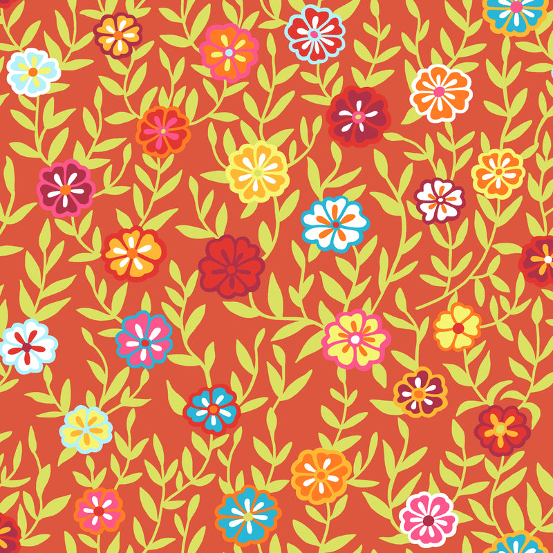 Busy Lizzy Color Red PWGP175.Red  Kaffe Fassett Collective