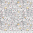 Button Mosaic Color White GP182.WHITE  Designed By Kaffe Fassett For The Kaffe Fassett Collective February 2021