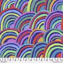 Kaffe Fassett Rainbows Blue Fabric