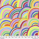 Kaffe Fassett Rainbows Grey Fabric