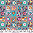 Kaffe Fassett Carpet Cookies Grey Fabric 