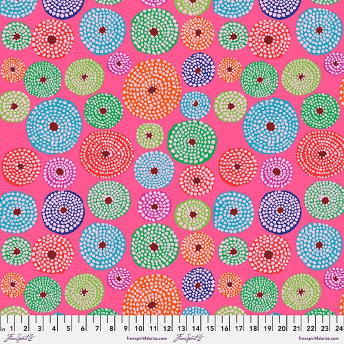 Kaffe Fassett Discs Pink Fabric 