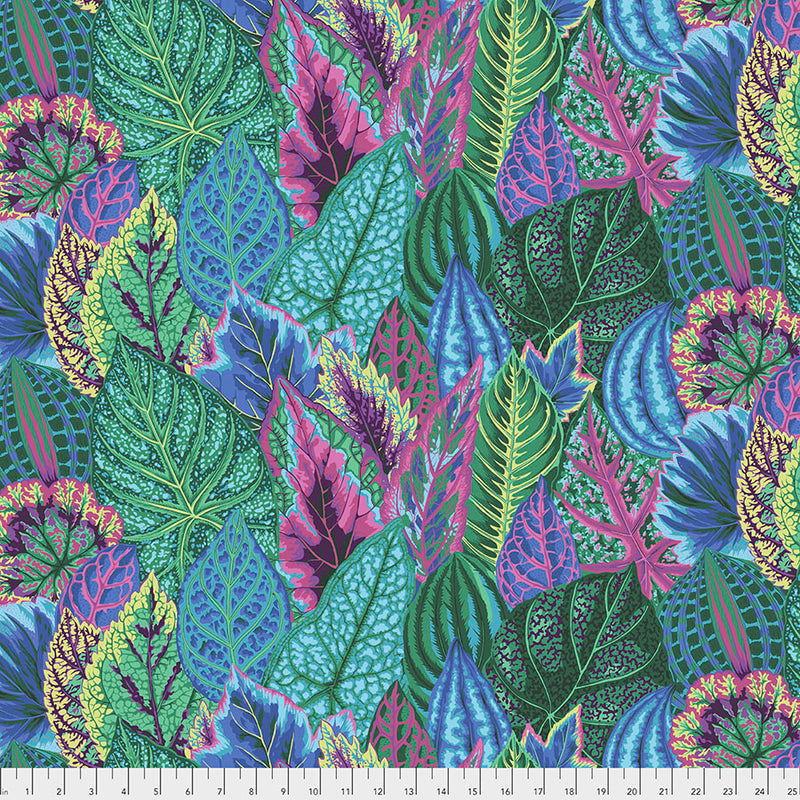 Coleus Color Turquoise PWPJ030.TURQUOISE  Philip Jacobs For Kaffe Fassett Collective