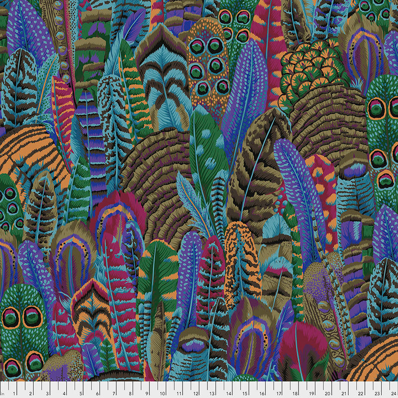 Feathers Color Autumn PJ055.AUTUMN  Designed By Philip Jacobs For Kaffe Fassett Collective February 2021