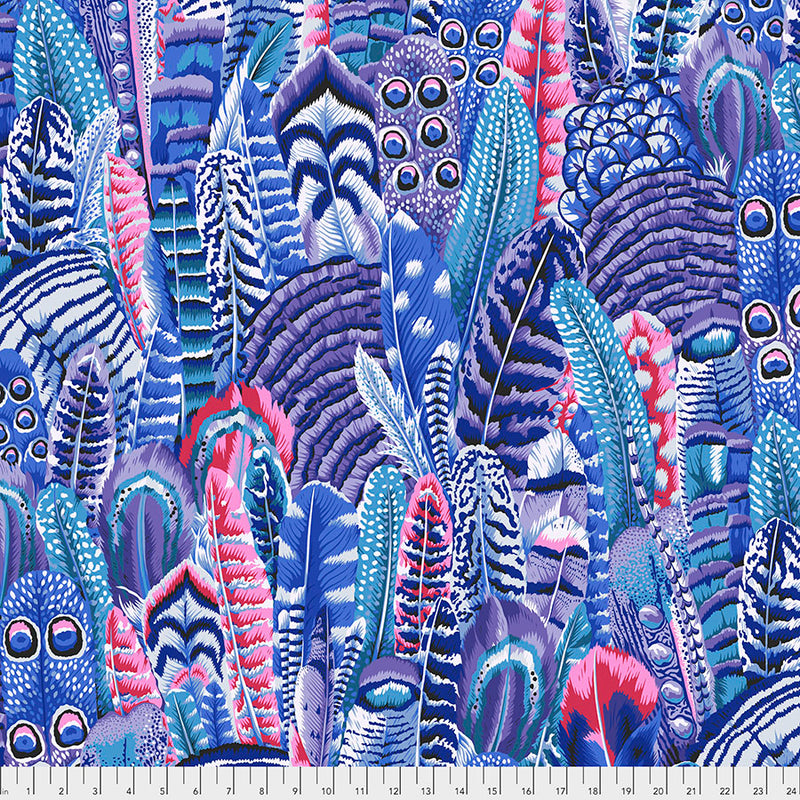 Feathers Color Cool PJ055.COOL  Designed By Philip Jacobs For Kaffe Fassett Collective February 2021