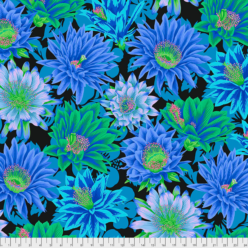 Cactus Flower Color Cool PJ096.COOL  Designed By Philip Jacobs For Kaffe Fassett Collective February 2021