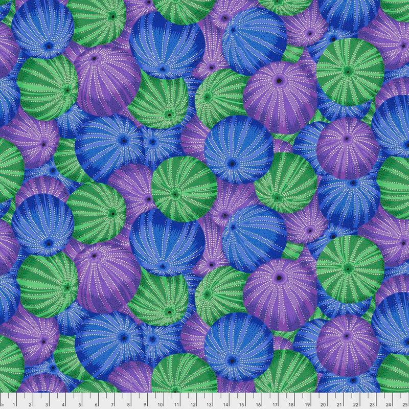 Sea Urchins Color Blue PWPJ100.Blue  Phillip Jacobs For Kaffe Fassett Collectiv