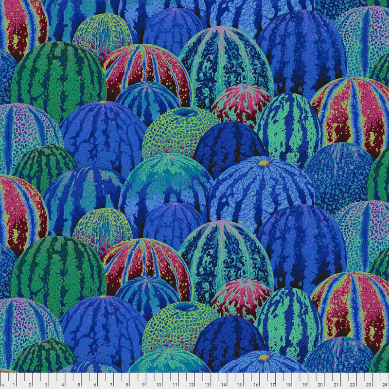 Watermelons Color Blue PWPJ103.BLUE  Philip Jacobs For Kaffe Fassett Collective Fall 2020