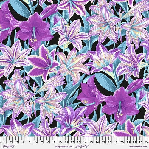 Kaffe Fassett Amaryllis Lavender Fabric